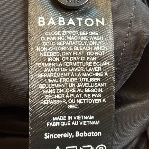 NWT Aritzia Babaton Bazaar Vegan Leather Wide Leg Pant Sz 2 Black Minimalist - Picture 11 of 13